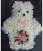 Teddy Pink funerals Flowers